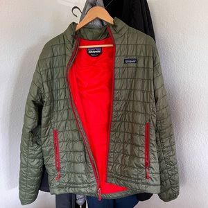 Patagonia Nano Puff Jacket - Green - Mens Medium